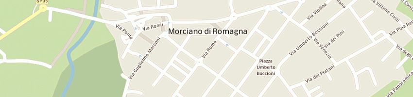 Mappa della impresa ciotti monica a MORCIANO DI ROMAGNA