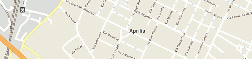 Mappa della impresa marini stefania a APRILIA