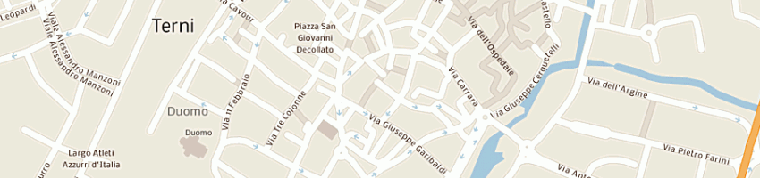 Mappa della impresa bar firenze a TERNI