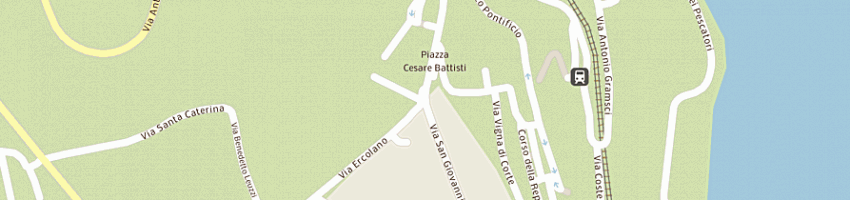 Mappa della impresa colla liliana a CASTEL GANDOLFO