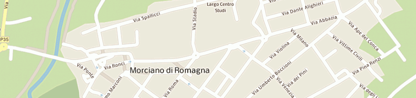 Mappa della impresa larcinese tonino a MORCIANO DI ROMAGNA