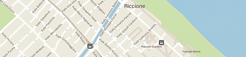 Mappa della impresa exclusive hotel a RICCIONE