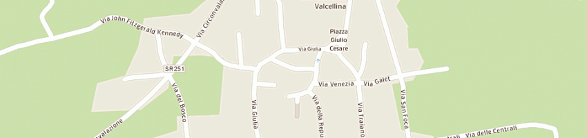 Mappa della impresa municipio a MONTEREALE VALCELLINA