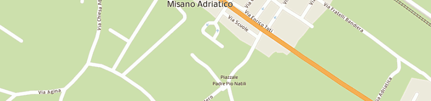 Mappa della impresa albergo ristorante da siro a MISANO ADRIATICO