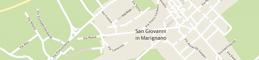 Mappa della impresa cupioli borgognoni rita a SAN GIOVANNI IN MARIGNANO