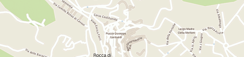 Mappa della impresa cear a ROCCA DI PAPA