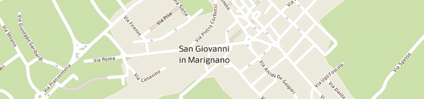 Mappa della impresa ginepro raffaella a SAN GIOVANNI IN MARIGNANO