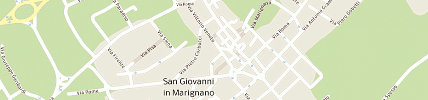 Mappa della impresa la golosa snc di giacomini daniela e santi nadia a SAN GIOVANNI IN MARIGNANO