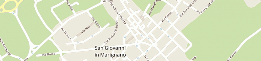 Mappa della impresa intime tendenze a SAN GIOVANNI IN MARIGNANO