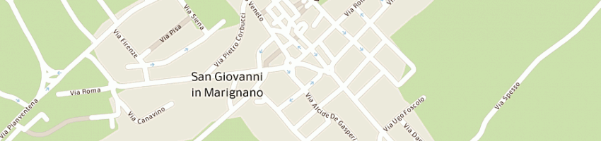 Mappa della impresa unicredit banca spa a SAN GIOVANNI IN MARIGNANO