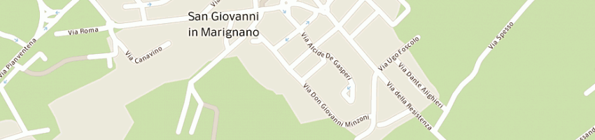 Mappa della impresa perazzini reginaldo a SAN GIOVANNI IN MARIGNANO