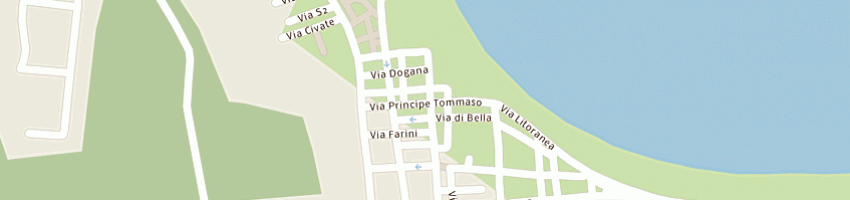 Mappa della impresa cusenza giovanni a SAN VITO LO CAPO