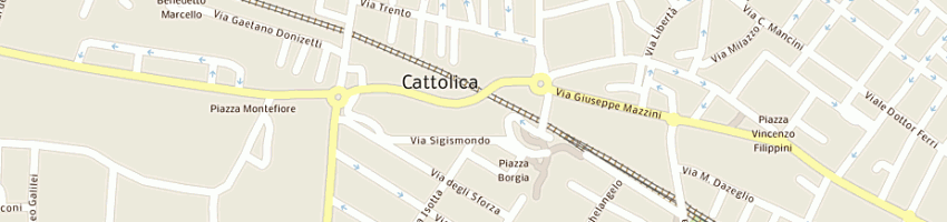 Mappa della impresa gabellini moto di gabellini giorgio e c snc a CATTOLICA