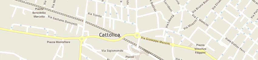 Mappa della impresa gabellini roberto a CATTOLICA