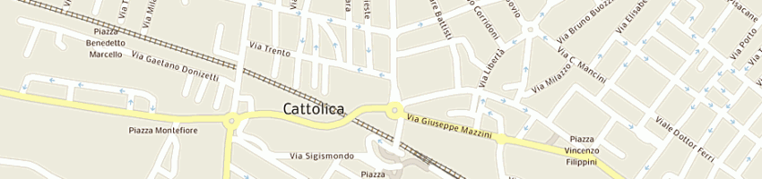 Mappa della impresa belosi ettore a CATTOLICA