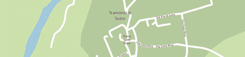 Mappa della impresa bar romano a TRAMONTI