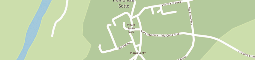 Mappa della impresa albergo ristorante antica corte a TRAMONTI DI SOTTO