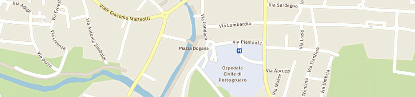 Mappa della impresa milan stefania a PORTOGRUARO