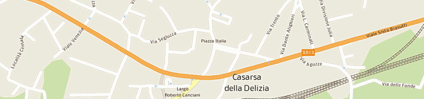 Mappa della impresa cabassi de lorenzi dolores a CASARSA DELLA DELIZIA