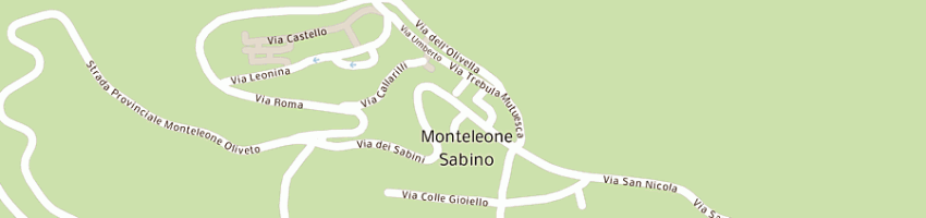 Mappa della impresa lupi vittorio a MONTELEONE SABINO