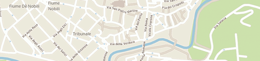 Mappa della impresa abt srl a RIETI