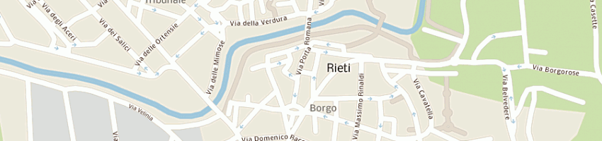 Mappa della impresa pizzeria mancini rita a RIETI