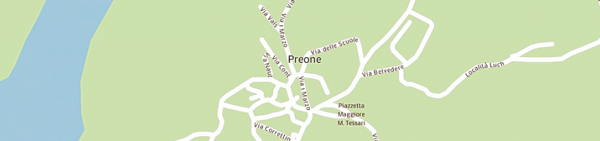 Mappa della impresa locanda vittoria a PREONE