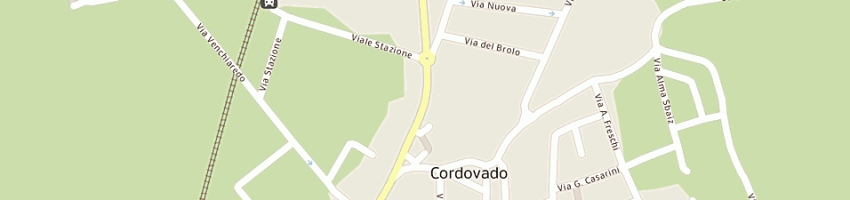 Mappa della impresa municipio a CORDOVADO