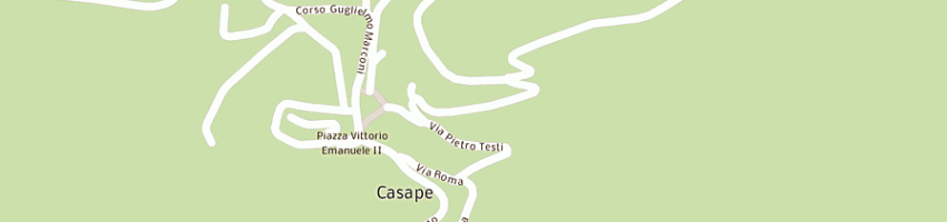 Mappa della impresa amministrazione comunale di casape a CASAPE