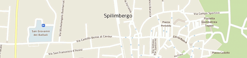 Mappa della impresa gelateria cellino a SPILIMBERGO