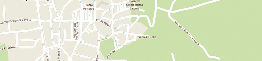 Mappa della impresa uffici giudiziari a SPILIMBERGO