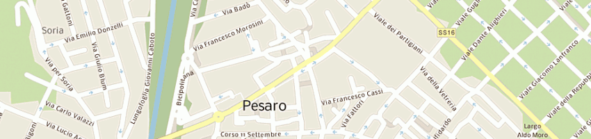 Mappa della impresa rosst3 srl a PESARO