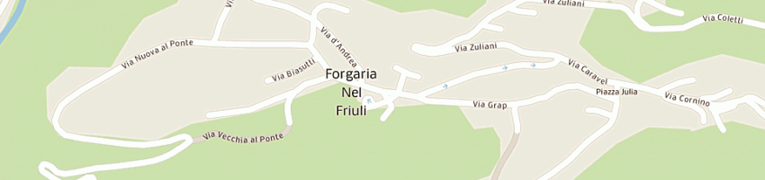 Mappa della impresa poste italiane spa a FORGARIA NEL FRIULI