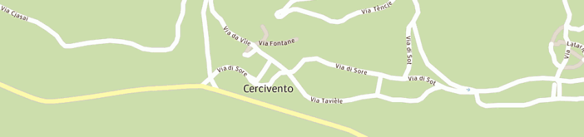 Mappa della impresa vezzi mario a CERCIVENTO