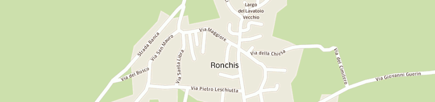 Mappa della impresa sis pubblicita' srl a RONCHIS