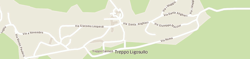 Mappa della impresa copiz luigi a TREPPO CARNICO