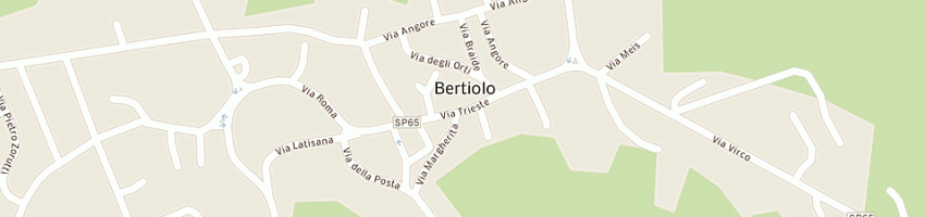 Mappa della impresa ristorante al vecchio municipio a BERTIOLO