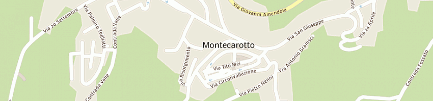 Mappa della impresa poste italiane spa a MONTECAROTTO