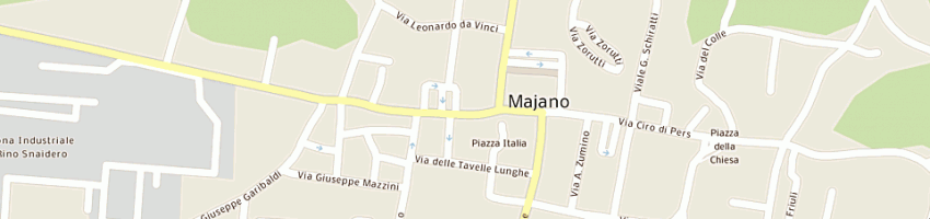 Mappa della impresa salone maria di rossi mariarosa a MAJANO