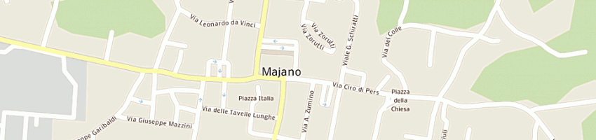 Mappa della impresa municipio a MAJANO