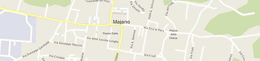 Mappa della impresa chiarandon mauro a MAJANO