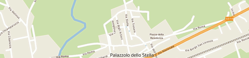 Mappa della impresa autoscuola stefanutto a PALAZZOLO DELLO STELLA