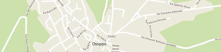 Mappa della impresa tiso giuseppe a OSOPPO