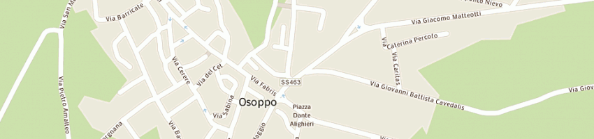 Mappa della impresa bar alla vigna a OSOPPO