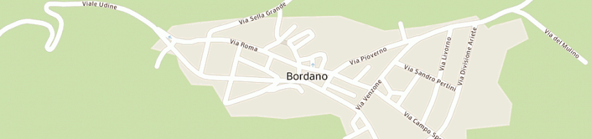 Mappa della impresa roman andrea a BORDANO