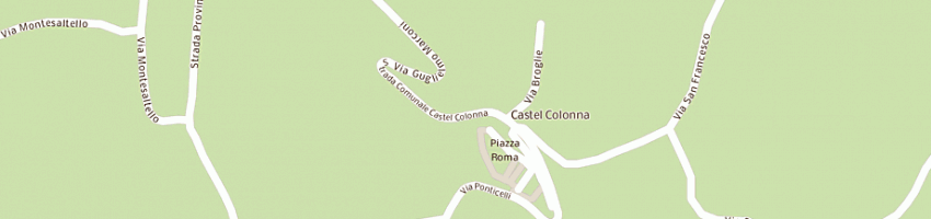 Mappa della impresa poste italiane spa a CASTEL COLONNA