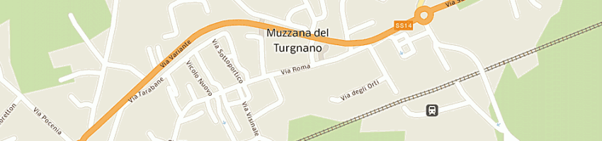 Mappa della impresa gardenia blu di culot gianluca a MUZZANA DEL TURGNANO