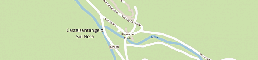 Mappa della impresa coordterrdel corpo forestale dello stato per l'a a CASTELSANTANGELO SUL NERA