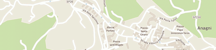 Mappa della impresa proietti antonio a ANAGNI