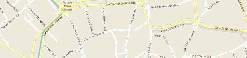 Mappa della impresa lg model a UDINE